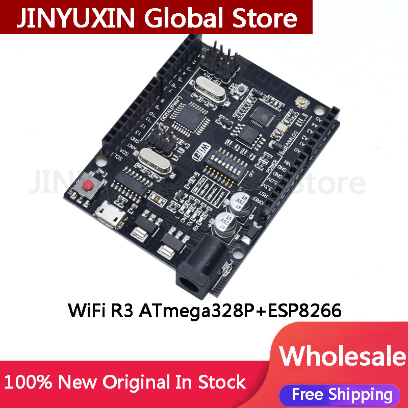 Esp8266 Nodemcu - UNO R3 + WiFi ATmega328P +