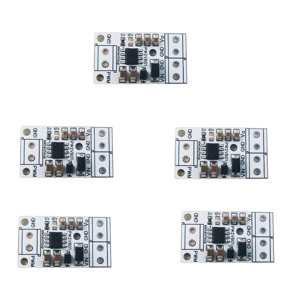 Esp32 Devkit - 5 buah PWM ke konverter DAC