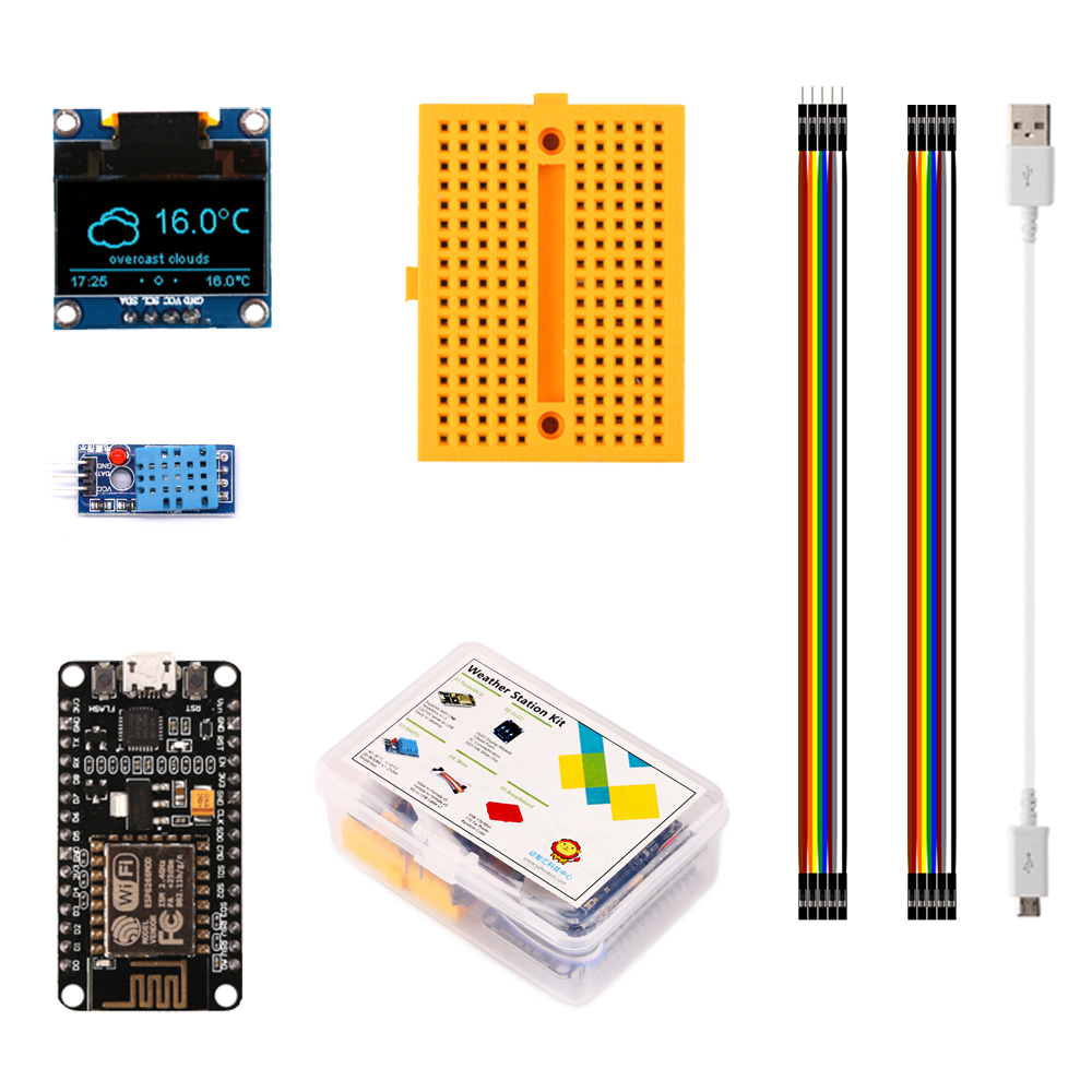 Esp8266 - Perlengkapan DIY Stasiun Cuaca ESP8266 dengan