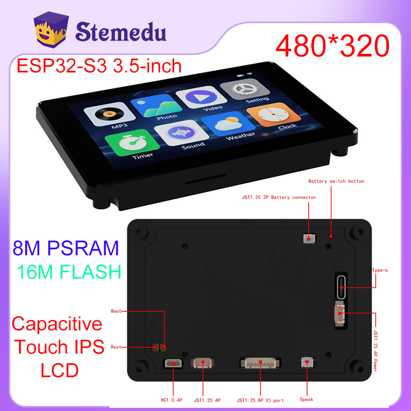 Espressif Esp32 - ESP32-S3 Mini 3.5 inci kapasitif sentuh