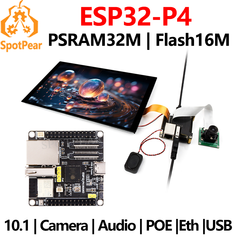 Esp32 P4 - RISC-V papan pengembangan ESP32-P4-NANO WiFi6 MIPI
