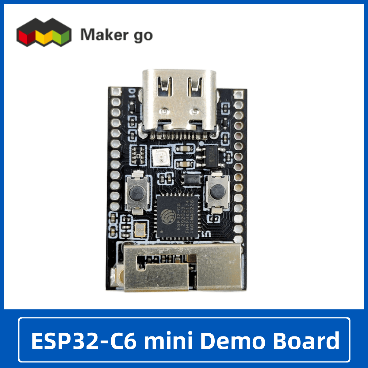 Esp32 C6 - ESP32-C6 papan pengembangan Wi-Fi dan Bluetooth