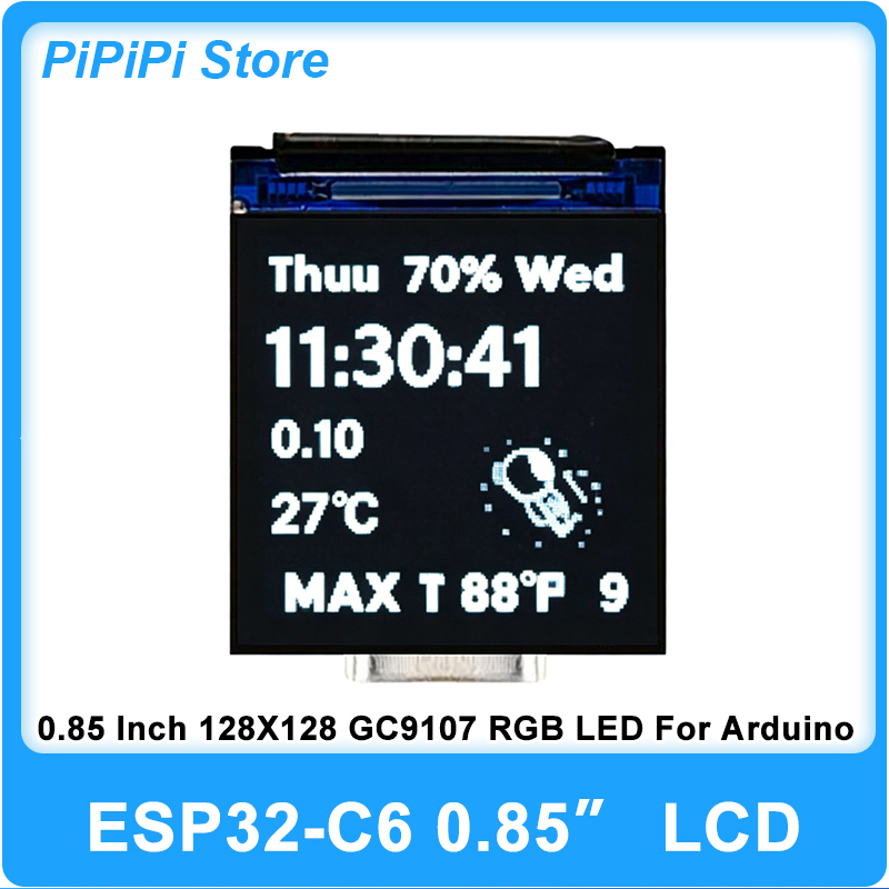 ESP32 C6 0.85 Inci 128X128 Lay - Esp32 Wifi Bluetooth Module ulasan dan harga