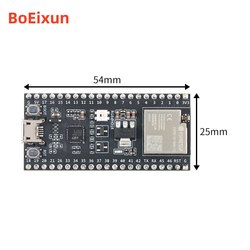 ESP32-S2-DevKitM-1U Papan Peng - Esp32 S2 ulasan dan harga