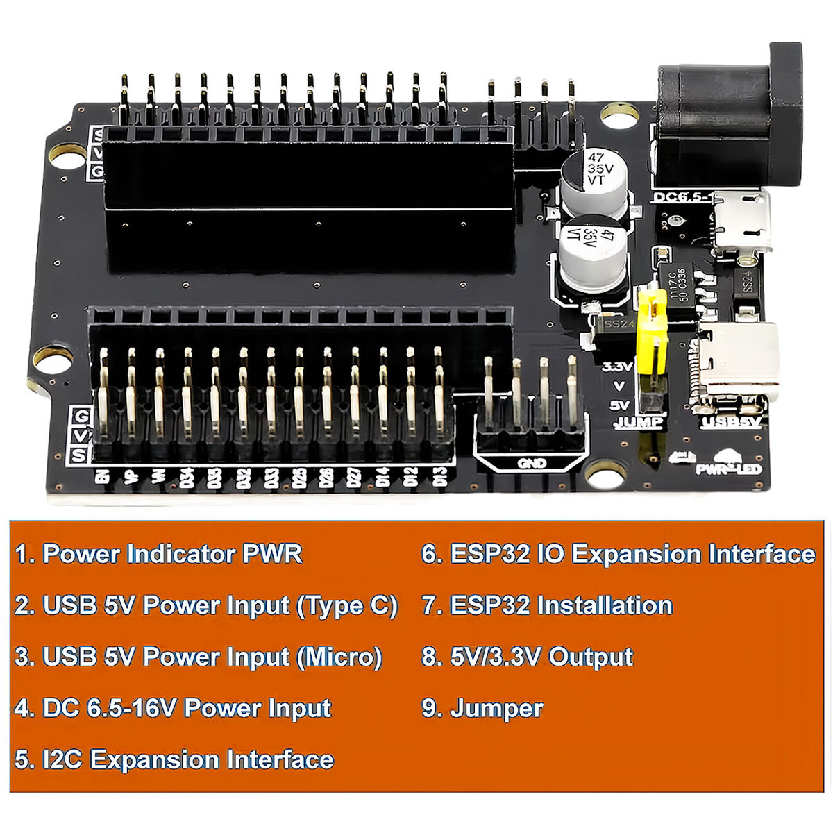 ESP32-WROOM-32 Papan Pengemban - Esp32 Devkit ulasan dan harga