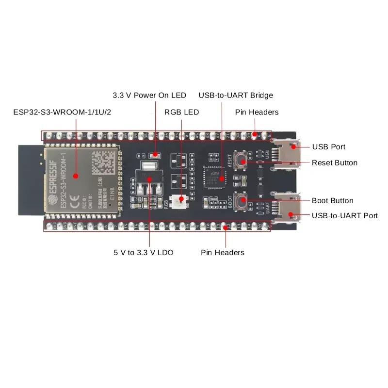 Papan Pengembangan Espressif E - Esp32 Development Board ulasan dan harga