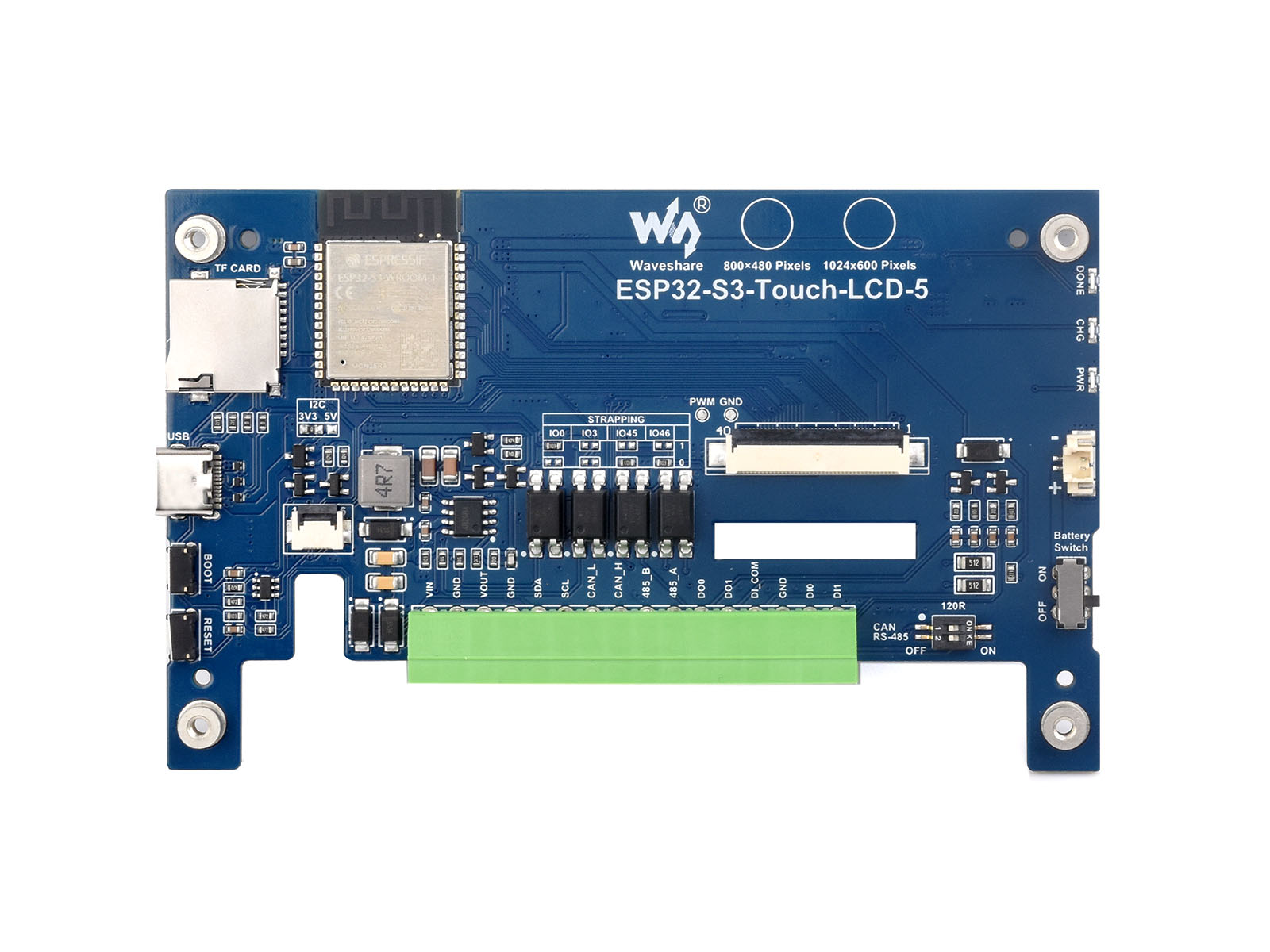 Waveshare ESP32-S3 5 Inci Papa - Esp32 Development Board ulasan dan harga