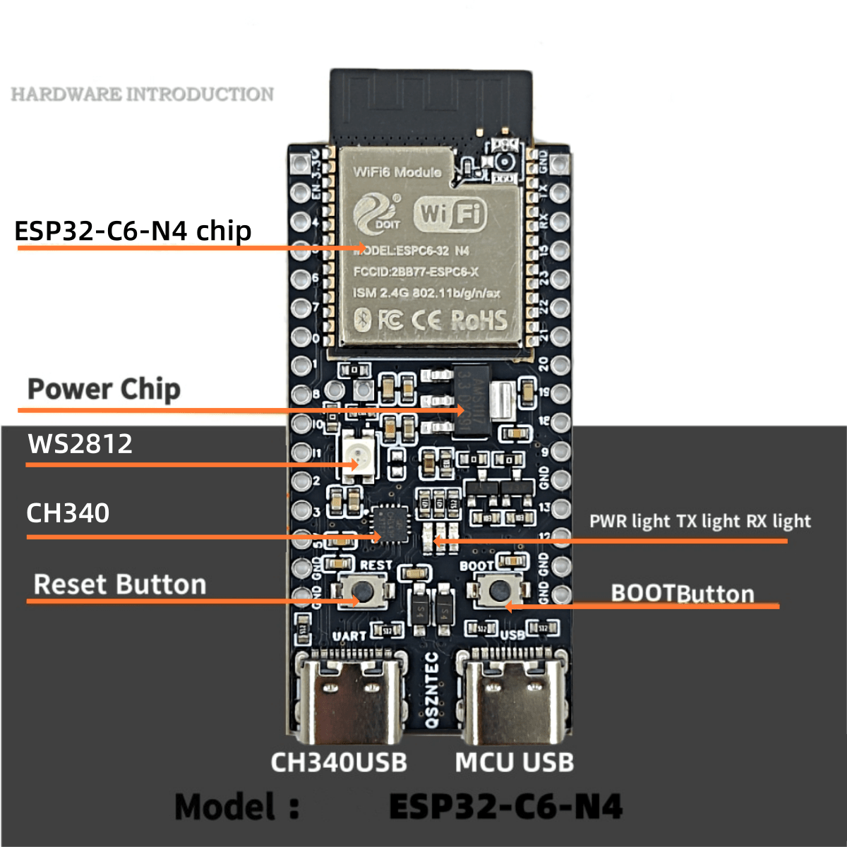 ESP32-C6-DevKitC-1 ESP32-C6 Pa - Esp32 Devkit ulasan dan harga
