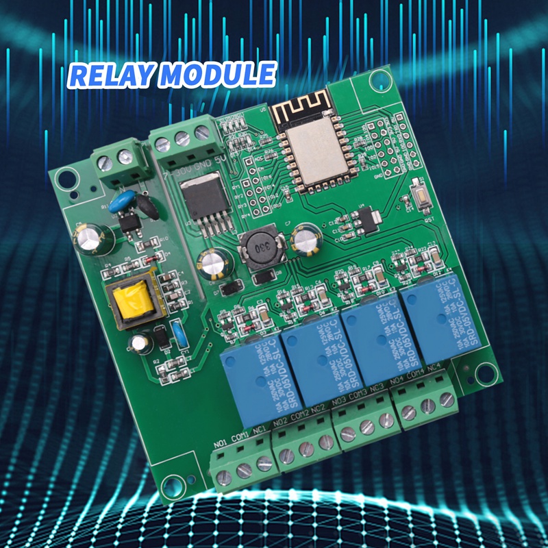 Modul Relay 4 Saluran WIFI Nir - Esp8266 ulasan dan harga