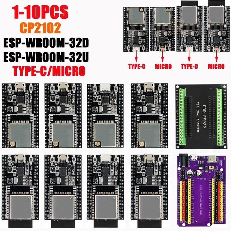 1-10 Buah Papan Inti ESP32-Dev - Esp32 Devkit ulasan dan harga